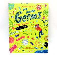 Книга на английском для детей See Inside Germs An Usborne Flap Book