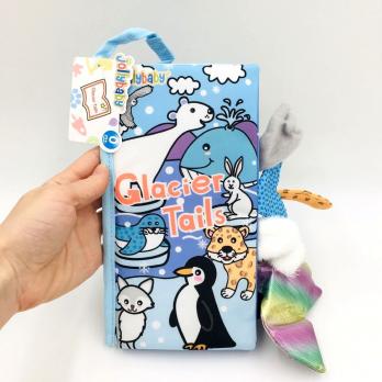 Мягкие тактильные книги на английском для малышей