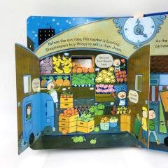 Peep Inside Night Time книга на английском для детей издательство Usborne