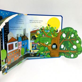 Peep Inside Night Time книга на английском для детей издательство Usborne