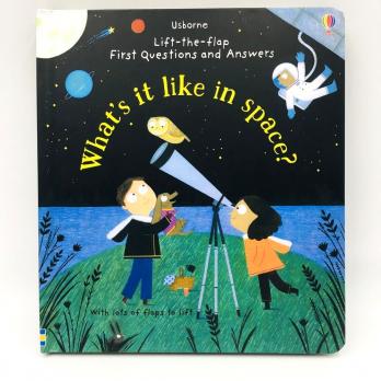 What is it like in space книга на английском для детей о космосе от Usborne