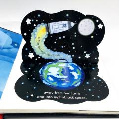 Peep inside SPACE книга на английском для детей издательство Usborne