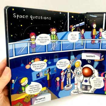 Look inside SPACE книга на английском про космос издательство Usborne