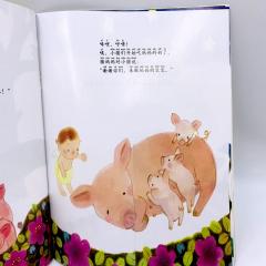 книга на китайском языке для начинающих с подписанным пиньинь "спасибо тебе за то, что ты мой ребенок"