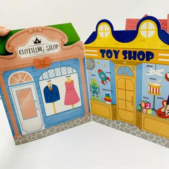 My Street in the Town Zig Zag Book игра для детей на английском языке с озвучкой аудиоручкой