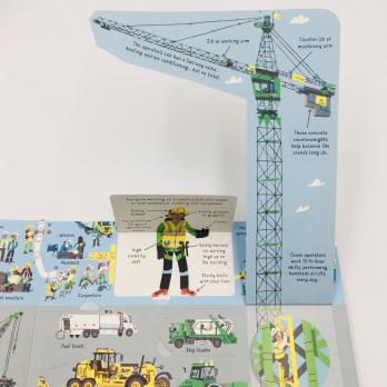 СТРОИТЕЛЬСТВО И СНОС детская книга на английском языке Usborne STEM