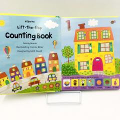 Counting Book книга на английском языке для детей Usborne LIFT THE FLAP 