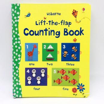 Counting Book книга на английском языке для детей Usborne LIFT THE FLAP 