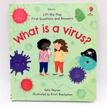 What is a virus? Что такое вирус? книга на английском издательства Usborne серия lift-the-flap