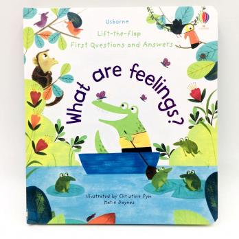 What are feelings? Что такое чувства? детская книга на английском от издательства Usborne серия Lift-the-flap