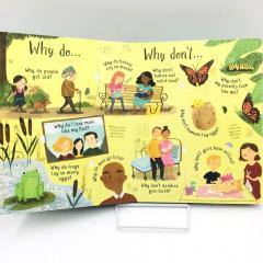 Questions and Answers about Growing Up детская книга на английском языке издательство Usborne серия Lift-the-Flap