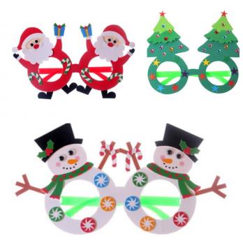 Карнавальные очки маска на Рождество и Новый год набор для детского творчества сделай сам