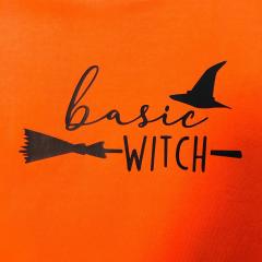 Basic Witch Футболка на Хэллоуин праздничная креативная футболка в подарок детская футболка на праздник