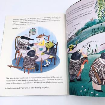 The Wind in the Willows книга на английском большого формата в мягком переплете, британская классика для детей, книга на английском подарочное издание, Ветер в Ивах английская книга в оригинале