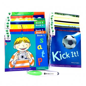 Oxford Reading Tree Phonics купить книги, Оксфорд Фоникс книги с озвучкой, книги на английском с аудиоручкой,  книги по фоникс для обучения чтению на английском, фонетика английского языка, купить книги для изучения правил чтения на английском