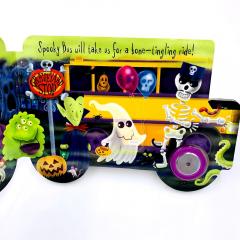 Spooky Bus картонная книга на английском языке Halloween Хэллоуин