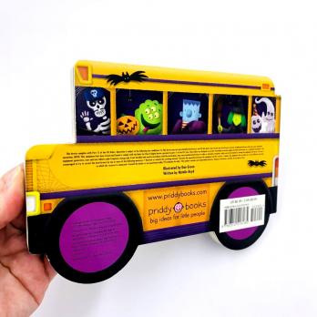 Spooky Bus картонная книга на английском языке Halloween Хэллоуин