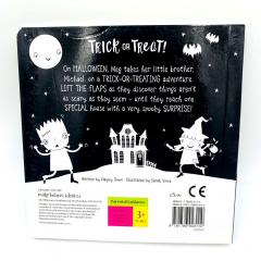 Trick or Treat картонная книга о Хэллоуин, Halloween книги на английском, купить книги про хэллоуин на английском языке, английская литература для детей и подростков купить в магазине иностранной литературы шопверашоп, о хэлоуин на английском