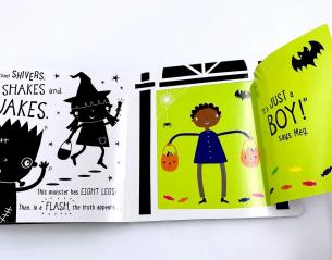 Trick or Treat картонная книга о Хэллоуин, Halloween книги на английском, купить книги про хэллоуин на английском языке, английская литература для детей и подростков купить в магазине иностранной литературы шопверашоп, о хэлоуин на английском