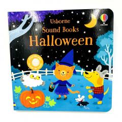Halloween Usborne Sound Book купить книгу, книга на английском языке о Хэллоуин со звуковыми эффектами, купить детские английские книги, картонные книги для малышей на английском, купить детские книги на английском для малышей, шопверашоп магазин