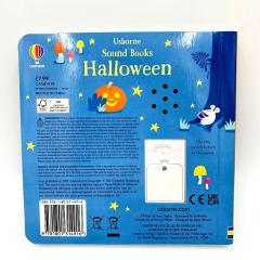 Halloween Usborne Sound Book купить книгу, книга на английском языке о Хэллоуин со звуковыми эффектами, купить детские английские книги, картонные книги для малышей на английском, купить детские книги на английском для малышей, шопверашоп магазин