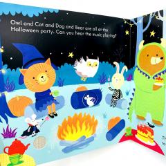 Halloween Usborne Sound Book купить книгу, книга на английском языке о Хэллоуин со звуковыми эффектами, купить детские английские книги, картонные книги для малышей на английском, купить детские книги на английском для малышей, шопверашоп магазин