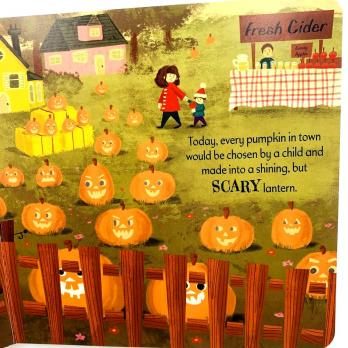 The Happy Pumpkin картонная книга на английском, книги о хэллоуин на английском для малышей, детские книги на английском издательства DK, купить английские книги для детей, картонные английские книги, board books на английском купить с доставкой