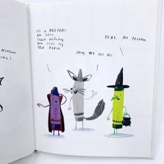 The Crayons Trick or Treat книга на английском языке, книги на английском про Хэллоуин, Halloween читаем на английском, хорошие книги на английском про хэллоуин, купить американские книги на английском для детей, детские английские книги купить