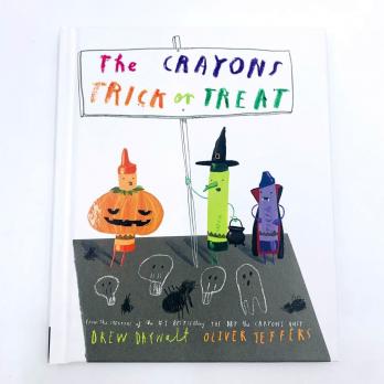 The Crayons Trick or Treat книга на английском языке, книги на английском про Хэллоуин, Halloween читаем на английском, хорошие книги на английском про хэллоуин, купить американские книги на английском для детей, детские английские книги купить