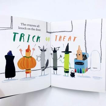 The Crayons Trick or Treat книга на английском языке, книги на английском про Хэллоуин, Halloween читаем на английском, хорошие книги на английском про хэллоуин, купить американские книги на английском для детей, детские английские книги купить