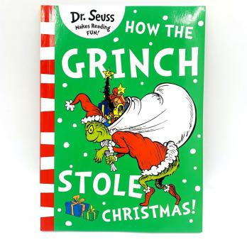 How the Grinch Stole Christmas купить книгу на английском, Как Гринч Украл Рождество книга на английском, книги на английском языке про Новый Год и Рождество, купить английские новогодние книги для детей, магазин иностранных книг shopverashop