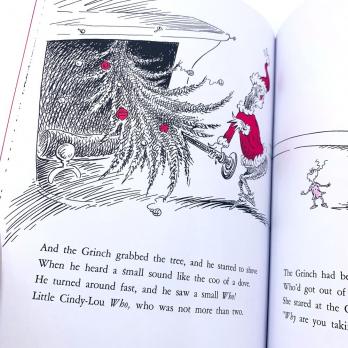 How the Grinch Stole Christmas купить книгу на английском, Как Гринч Украл Рождество книга на английском, книги на английском языке про Новый Год и Рождество, купить английские новогодние книги для детей, магазин иностранных книг shopverashop