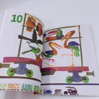 1, 2, 3 to the ZOO a counting book by ERIC CARLE книга на английском языке Эрик Карл купить книги для детей в магазине английских детских книг shopverashop, билингвальные книги английский с нуля