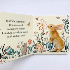 Happy Easter Little Bunny картонная книга на английском языке о Пасхе, Пасха книги на английском, купить пасхальные книги на английском, английские книги про Пасху для малышей, книги на английском в магазине английской литературы shopverashop