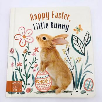 Happy Easter Little Bunny картонная книга на английском языке о Пасхе, Пасха книги на английском, купить пасхальные книги на английском, английские книги про Пасху для малышей, книги на английском в магазине английской литературы shopverashop