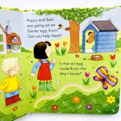 Poppy and Sam's Easter Egg Hunt (Usborne Farmyard Tales) книга на английском языке о Пасхе, Пасха