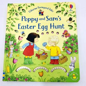 Poppy and Sam's Easter Egg Hunt (Usborne Farmyard Tales) книга на английском языке о Пасхе, Пасха