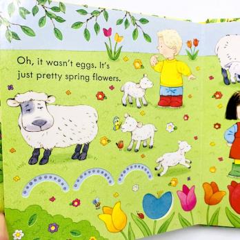 Poppy and Sam's Easter Egg Hunt (Usborne Farmyard Tales) книга на английском языке о Пасхе, Пасха