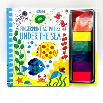 Under the sea Fingerprint Activities рисование пальчиками книга на английском языке