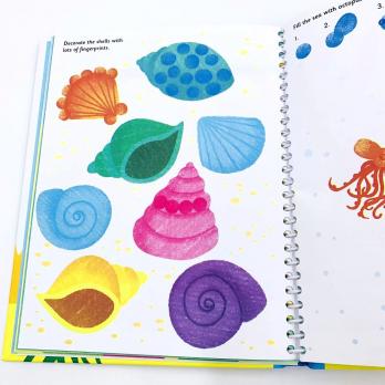 Under the sea Fingerprint Activities рисование пальчиками книга на английском языке