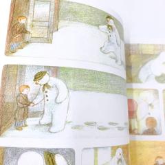 The SNOWMAN Raymond Briggs книга на английском для детей, английская новогодняя книга, английские рождественские книги детям, английские книги про новый год, книги про снег и деда мороза на английском, купить книги про новый год на английском языке