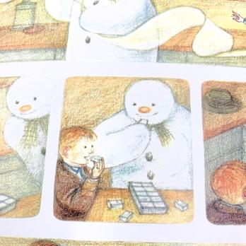 The SNOWMAN Raymond Briggs книга на английском для детей, английская новогодняя книга, английские рождественские книги детям, английские книги про новый год, книги про снег и деда мороза на английском, купить книги про новый год на английском языке