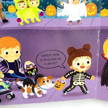 Busy Halloween картонная книга на английском языке про Хэллоуин, хэллоуин на английском книги для детей, изучаем хэллоуин книги для детей, купить литературу для детей на английском, английские картонные книги, первые книги на английском для малышей