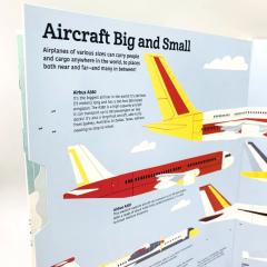 The Ultimate Book of  AIRPLANES and AIRPORTS интерактивная книга на английском, книги про самолеты и аэропорты на английском, самолеты книга на английском для малышей, английские книги для малышей аэропорт, картонные книги на английском про самолеты