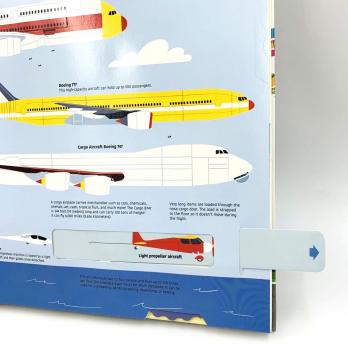 The Ultimate Book of  AIRPLANES and AIRPORTS интерактивная книга на английском, книги про самолеты и аэропорты на английском, самолеты книга на английском для малышей, английские книги для малышей аэропорт, картонные книги на английском про самолеты