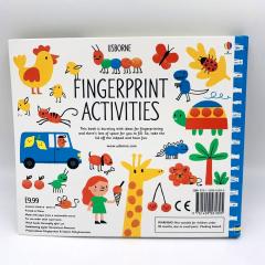 Fingerprint Activities купить на английском, Usborne Fingerprint Activities пальчиковая раскраска книга на английском языке, английская книга раскраска от Асборн, книги для творчества на английском языке Usborne, купить раскраску usborne на английском