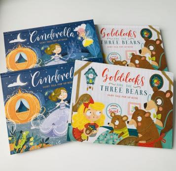Книги pop-up на английском с озвучкой, книги поп ап на английском, подарочное издание Cinderella на английском, подарочное издание Goldilocks and the Three Bears с озвучкой, английские книги с красивой озвучкой купить с доставкой, детские книги