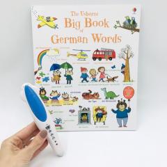 BIG BOOK OF GERMAN WORDS с озвучкой аудиоручкой на немецком и английском языках