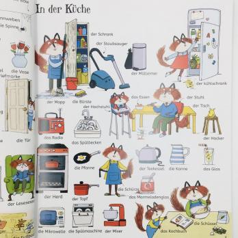 BIG BOOK OF GERMAN WORDS с озвучкой аудиоручкой на немецком и английском языках
