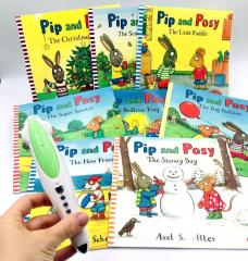 PIP AND POSY 8 книг на английском языке для детей с озвучкой аудиоручкой